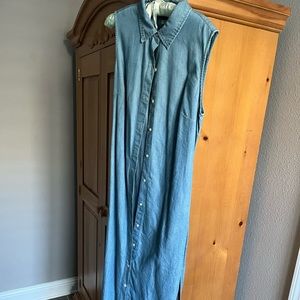 Denim dress